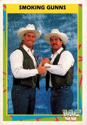 1995 WWF Merlin - Smoking Gunns #12 - hasbro ljn titan sports wcw