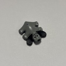 Pound Puppies Miniatures Dog Figure Galoob Vintage 1995 Adorable Grey Pup