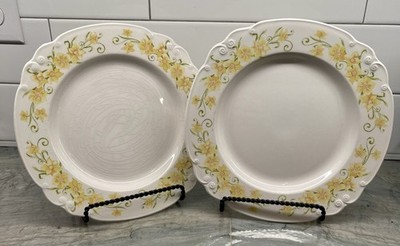 Nikko~Jonquil Dinner Plates~Set of 2~Excellent condition~Japan