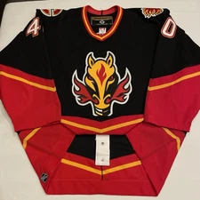 Koho Authentic Fred Brathwaite Calgary Flames Blasty Horse Jersey Alternate 52