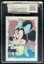 Marketplace image: 2025 Topps Chrome Disney Minnie Mouse Stephanie Swanger Sketch 1/1 CGC Authentic