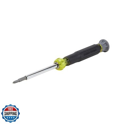 Klein Tools 32581 4-in-1 Electronics Screwdriver Set with 2 Slott