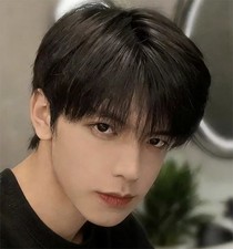 100% Human Hair Fashion Korean Style Full Wig for Men, Hair Replacement System