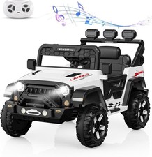 12V Ride on Car Battery Powered Electric Remote Control Jeep Car with 3 Speeds