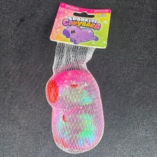 Orb Curiosities Sparklee Capybara Pink Glitter Squishy Sensory Toy New