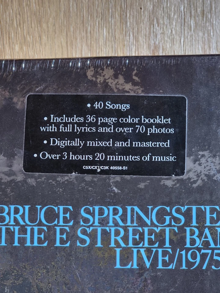 SEALED 3 Cassette Box Set Bruce Springsteen E Street Band Live 1975-85 UNOPENED  - Image 2 of 4