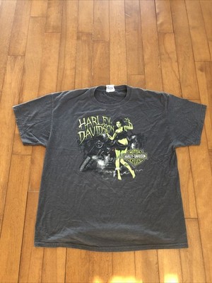 Harley Davidson T Shirt Zombie Large Barnett El-paso Texas
