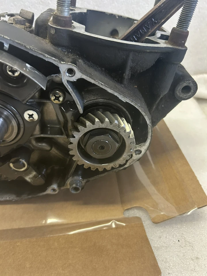 Yamaha Yz250 Yz 250 1979 estuches de motor transmisión de manivela ¡¡¡¡Bonito!!!! OEM Foto 4 de 4