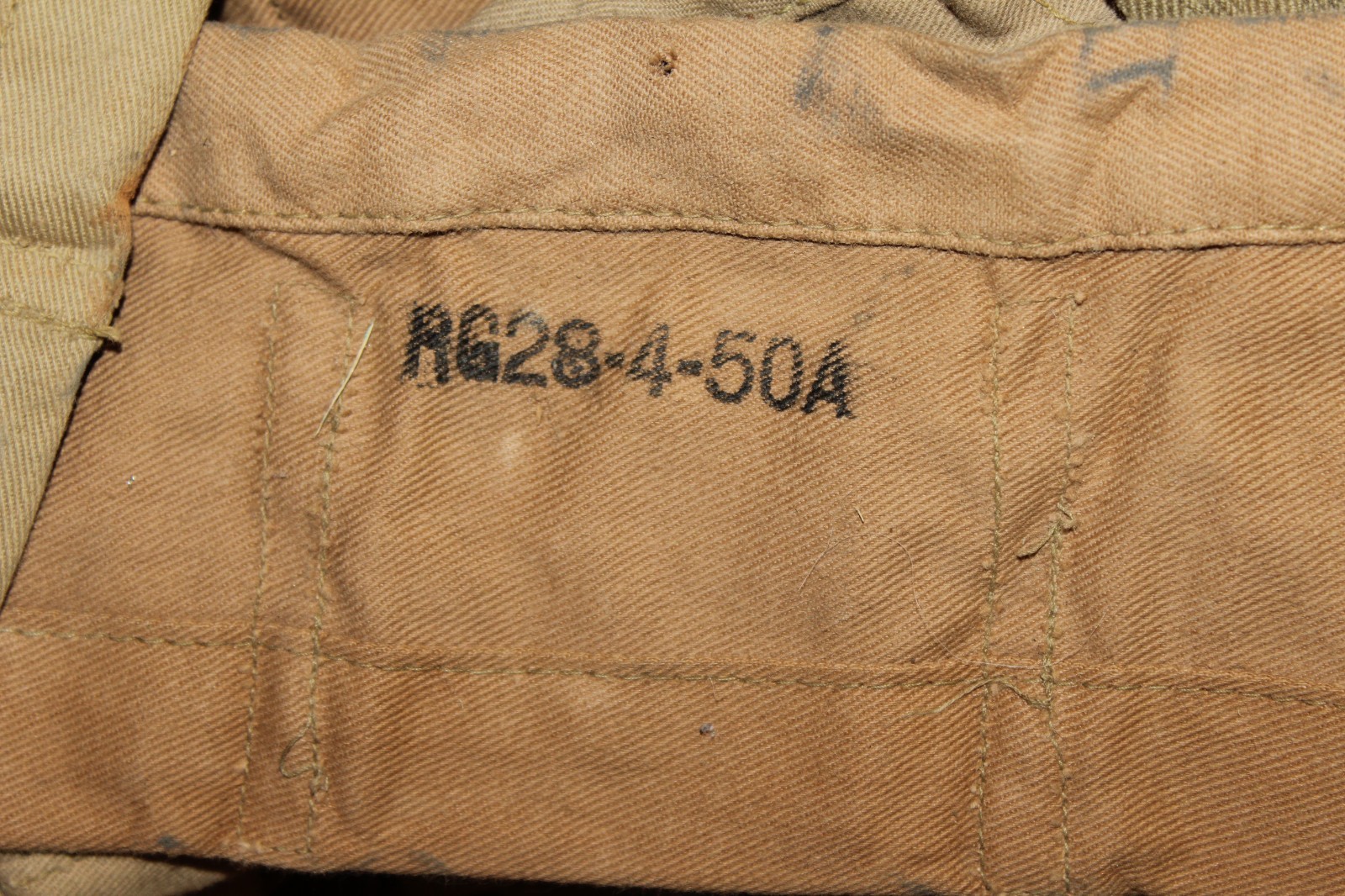 Enfield rifle canvas 50 rd 5 pocket .303 bandolier #BINR14