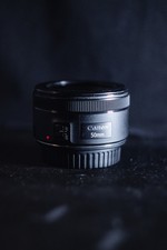 Canon EF 50mm f/1.8 STM Prime Camera Lens with Rear And Front Caps, Fast STM AF.
