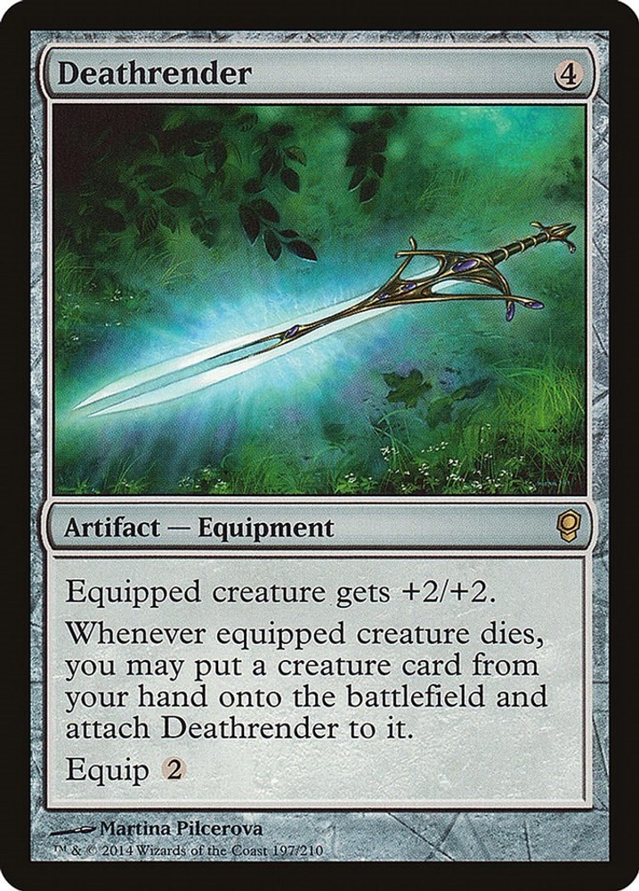 Deathrender Conspiracy Foil MTG 197 MP