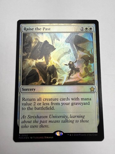 MTG Raise the Past #22 Foundations FDN Traditional Foil Rare Near Mint