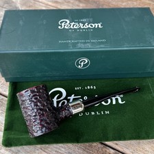 Pipa tabacco Peterson Irish Made Army poker rustico (701) coda di pesce - nuova