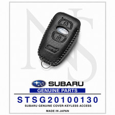SUBARU Original STI schwarzes Lammleder Zugang Schl&uuml;ssel Cover Case...