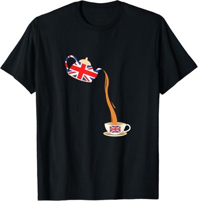 United Kingdom Flag Tea Great Britain UK England British T-Shirt