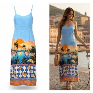 just living linen dress REINE waisted linen dress main image 1