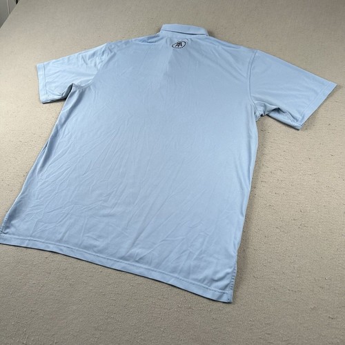 Peter Millar Sommer Comfort Poloshirt Herren XL hellblau wirklich Logo bestickt - Bild 23 von 24