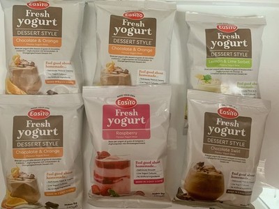 EasiYo Yogurt 6 er Pack  EasiYo Dessert Style Chocolate & Orange/Swirl & Lemon