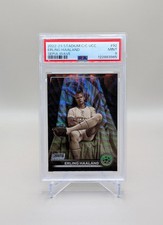 2022 Topps Stadium UCC Erling Haaland Sepia Wave /75 Manchester City PSA 9
