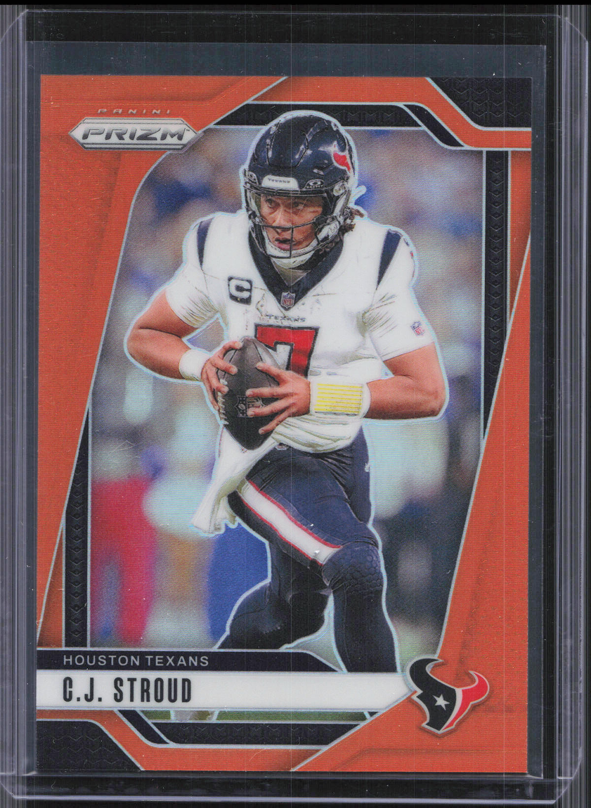 2024 Panini Prizm #111 C.J. Stroud Orange Prizm #/249 Houston Texans RG7