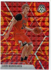 19-20 Mosaic Reactive Orange #97 Lauri Markkanen Base Bulls