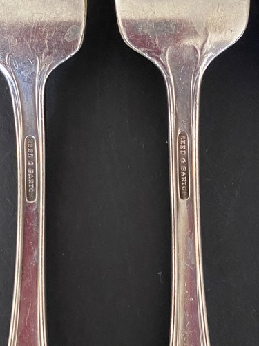 Set of FOUR Reed & Barton Vintage Tiger Lily Dinner Forks Silver-plate Flatware - 第 7/9 張圖片