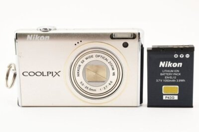 Nikon COOLPIX S640 Silver 12.3MP Digital Camera Excellent+++++ | eBay