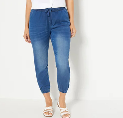 Encore by Idina Menzel Regular Skinny Ankle Jeans Medium Wash 24W A516301