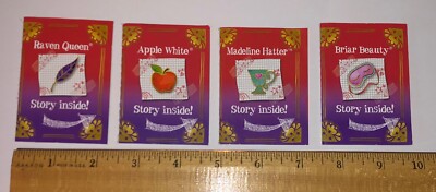 Ever After High 4 Character Story Booklet Set NEW Raven Apple Briar Madeline