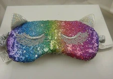 Cat kitty beauty eye mask sleep mask light out Rainbow colors