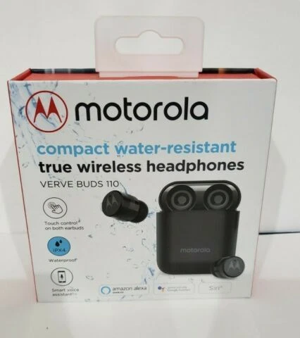 Motorola Vervebuds 110 True Wireless Compact Headphones Water Resistant - Picture 3 of 6