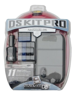 Nintendo DS Kit Pro Mad Catz KFZ- Adapter Tasche Spielhüllen Hüllen Stylus Neu