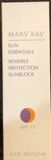 New Mary Kay Sun Essentials Sensible Sunblock SPF 15 New