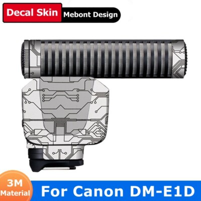 For Canon DM-E1D Decal Skin Stereo Microphone DME1D Sticker Vinyl Wrap Film Coat