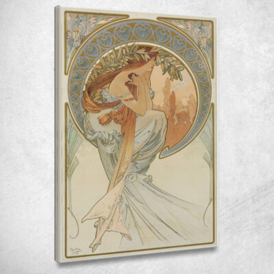 Le Arti 4 Alphonse Mucha, amu116 Leinwandbild
