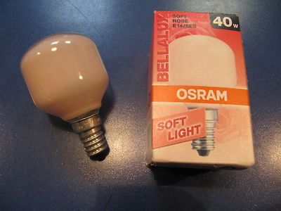Glühlampe Dekolampe OSRAM BELLALUX SOFT ROSE T45 E14 40W Glühbirne rosa 