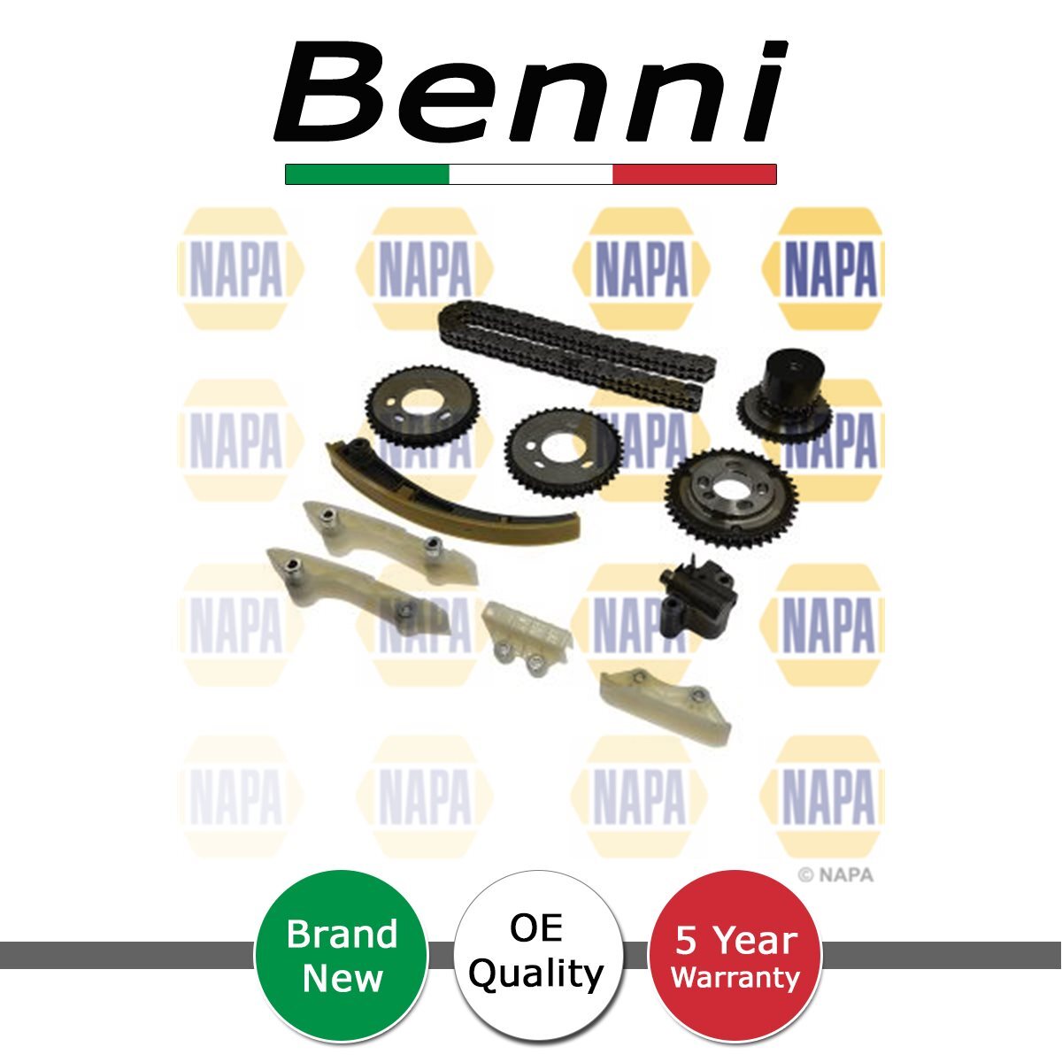 Timing Chain Kit Benni Fits Ford Transit Mondeo Jaguar X-Type LDV Convoy LTI TX