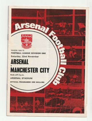 Arsenal 1969/70 Selection of Home League Programmes from menu Away Teams B-M - Picture 9 of 11