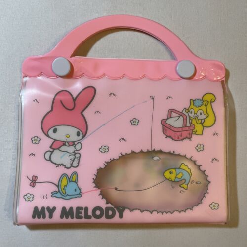 Fazzoletto e tessuto vintage Sanrio 1976 My Melody a scatto Made in Japan - Foto 2 di 8