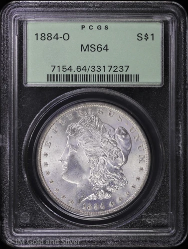 1884-O $1 Morgan Silver Dollar PCGS MS 64 | OGH Uncirculated UNC BU