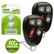 2x Entry Keyless Remote Key Fob for 2001 2002 2003 2004 Corvette C5 Koblear1xt