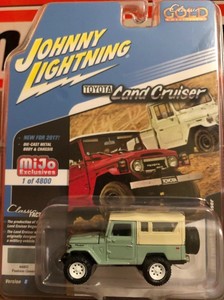 Johnny Lightning 1980 TOYOTA LAND CRUISER Green '80 Version B CLASSIC GOLD MiJo | eBay