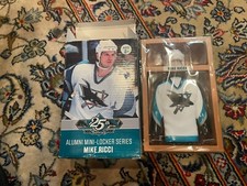 Mike Ricci NHL San Jose Sharks Hockey Alumni Mini-Locker Series 25th Anniversary