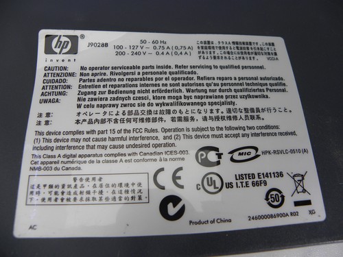 HP ProCurve Switch 1800-24G J9028B 24-Port Gigabit Ethernet Switch Fanless #G7 - Photo 3/3