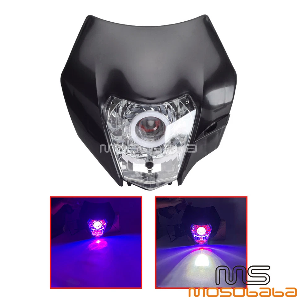 Faro LED todoterreno motocicleta para Honda CRF100F CRF150R CRF230F CRF450R 2016 Foto 3 de 4