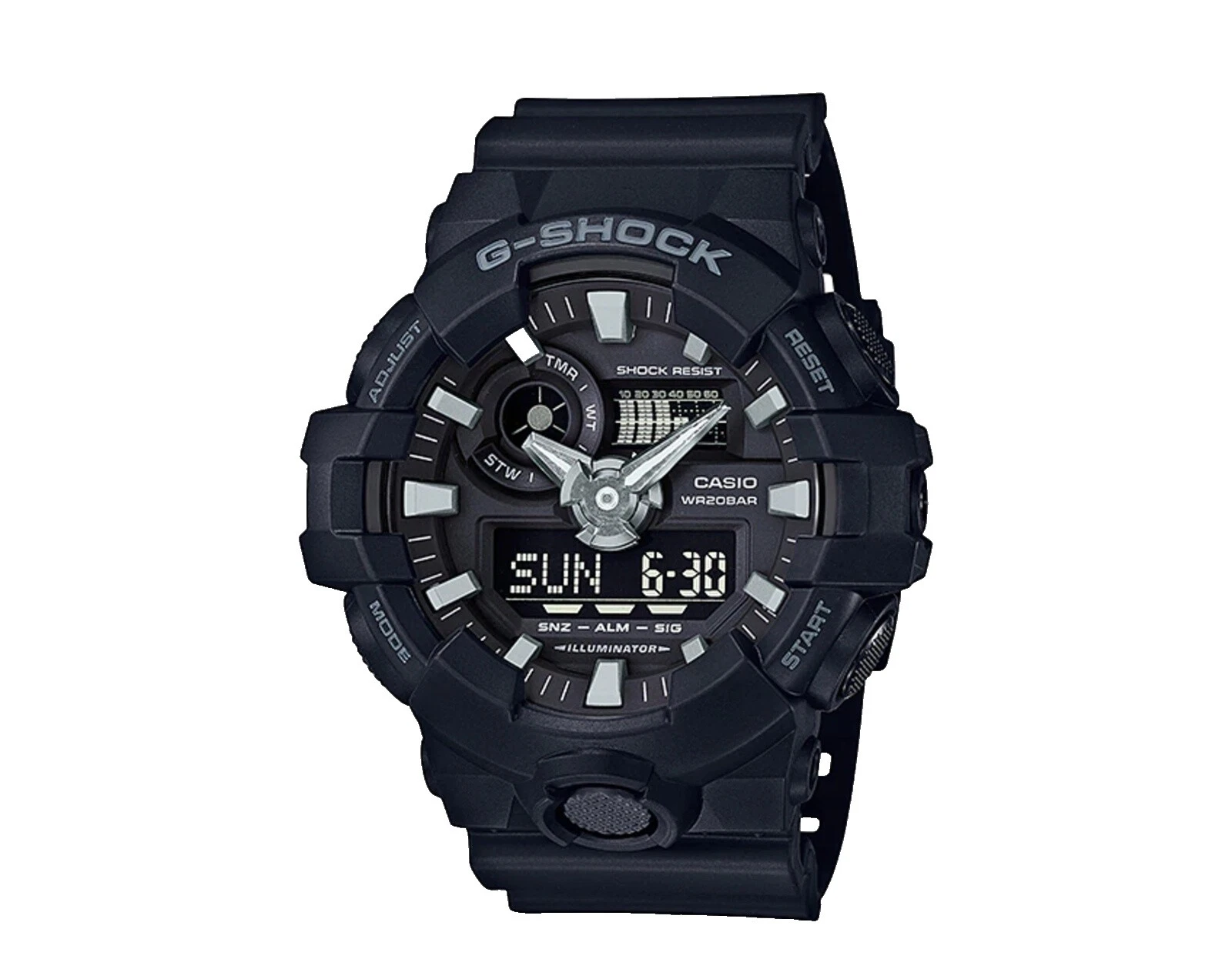 Banda de resina Casio Relojes de Pulsera a Prueba de Golpes