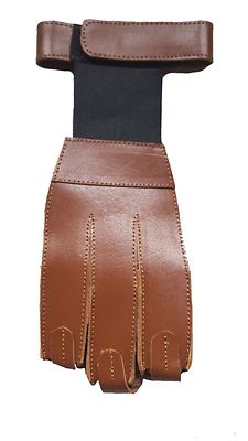 Bogenhandschuh, Handschuh Bogenschiessen Leder black.bulls Halona S-XL