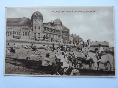 Bognor. . Vintage Sussex Postkarte. Palais De Dance & Sands (V)