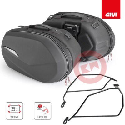 ST609 GIVI COPPIA BORSE LATERALI 25L TELAIO TE7707 KTM DUKE 390