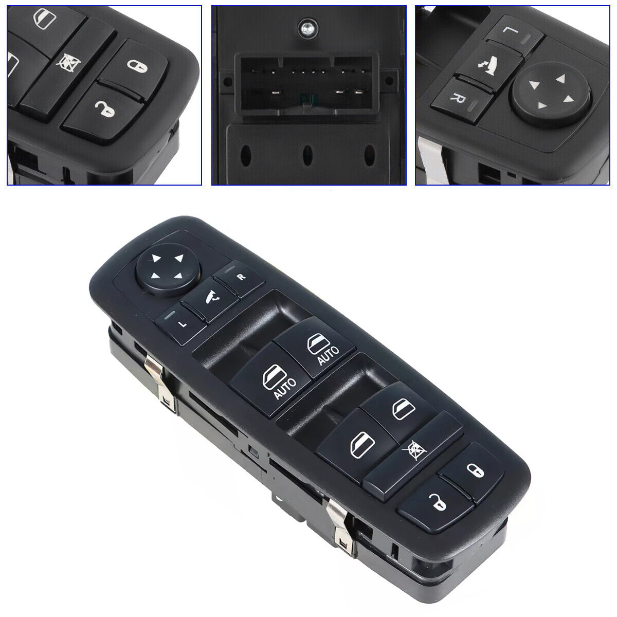 2016-2018 Ram 1500 2500 3500 Driver Side 11-Pin Power Window Switch